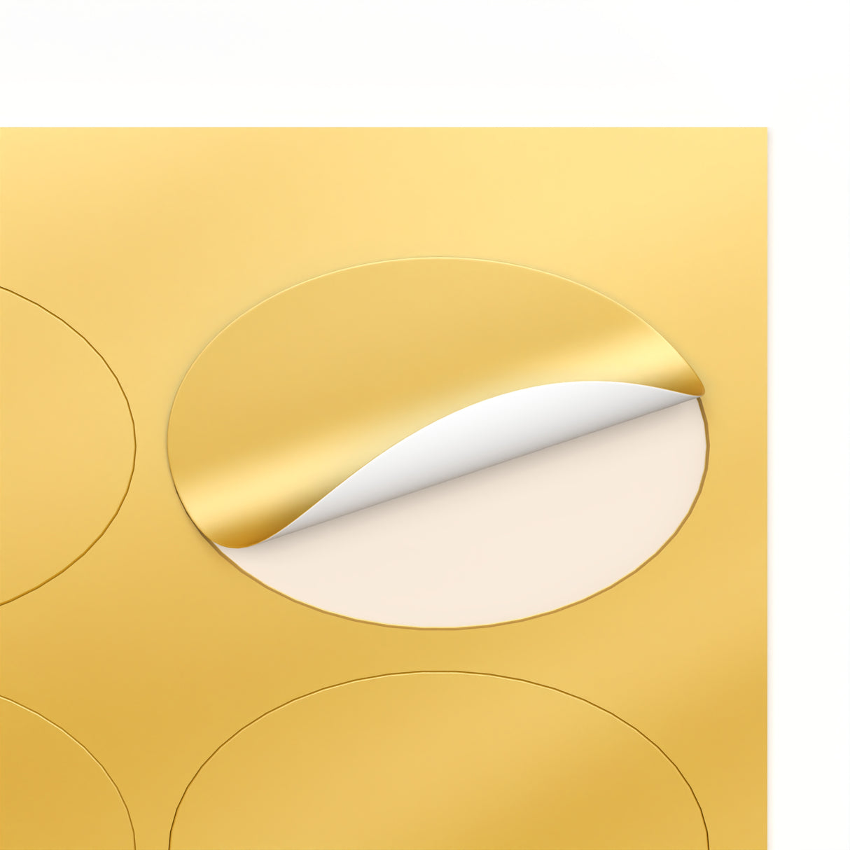 Oval Adhesive Labels