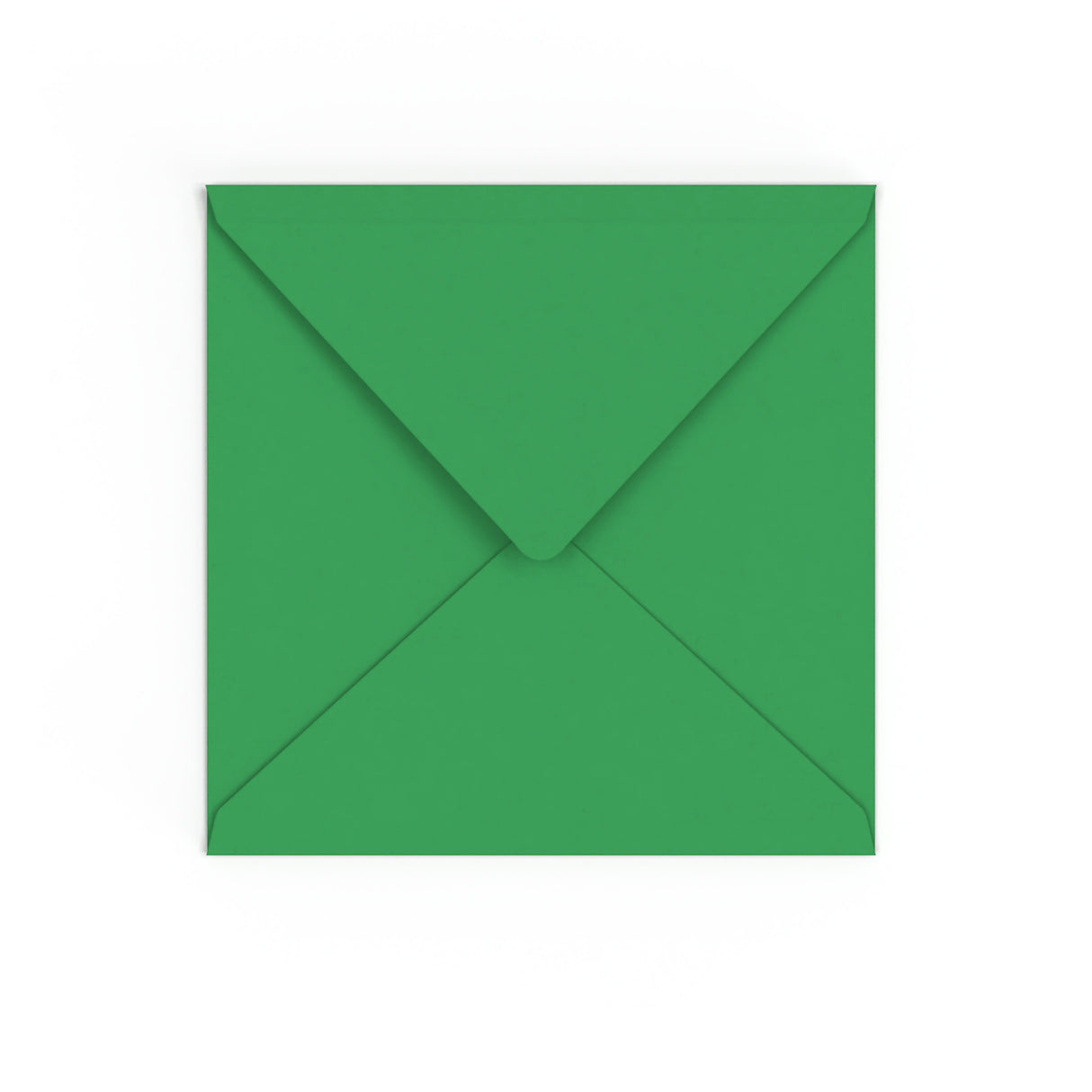 Kelly Green British Made Gummed Envelope (155 x 155mm)
