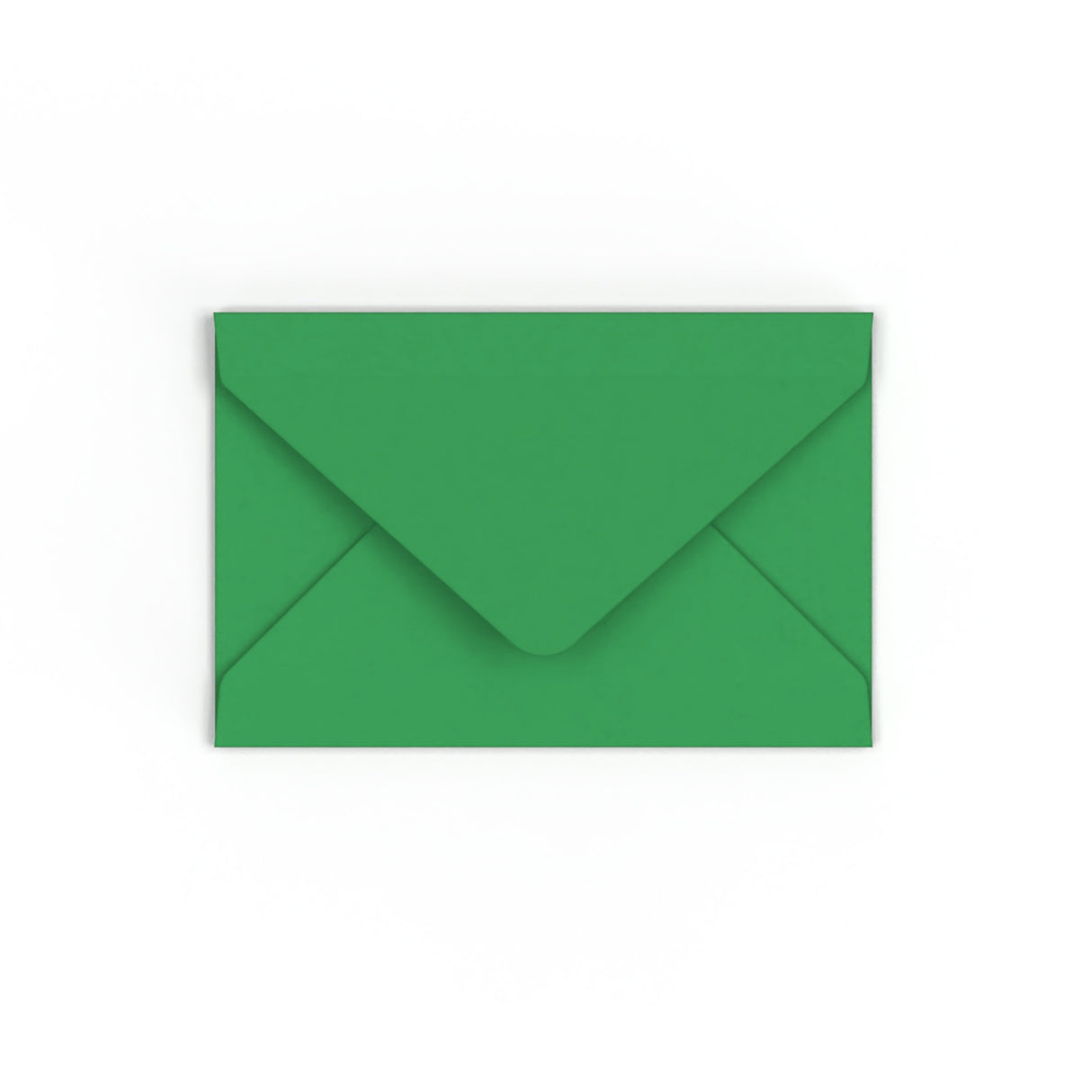 Kelly Green British Made Gummed Envelope (62 x 94mm)