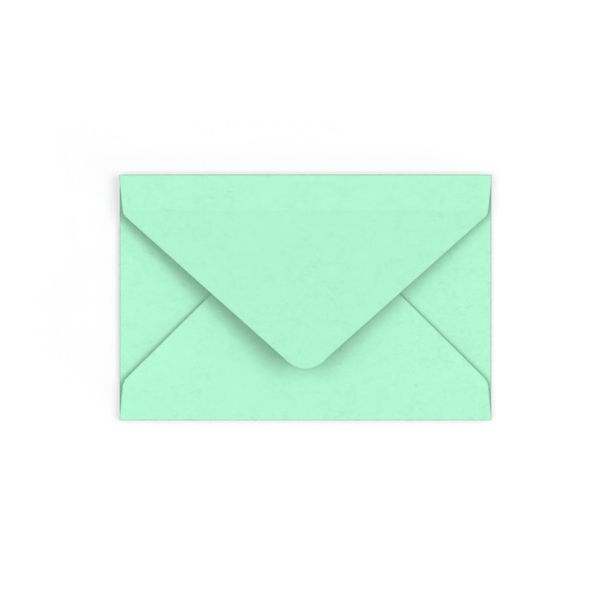 Jade Green British Made Gummed V-Flap Envelope (62 x 94mm)