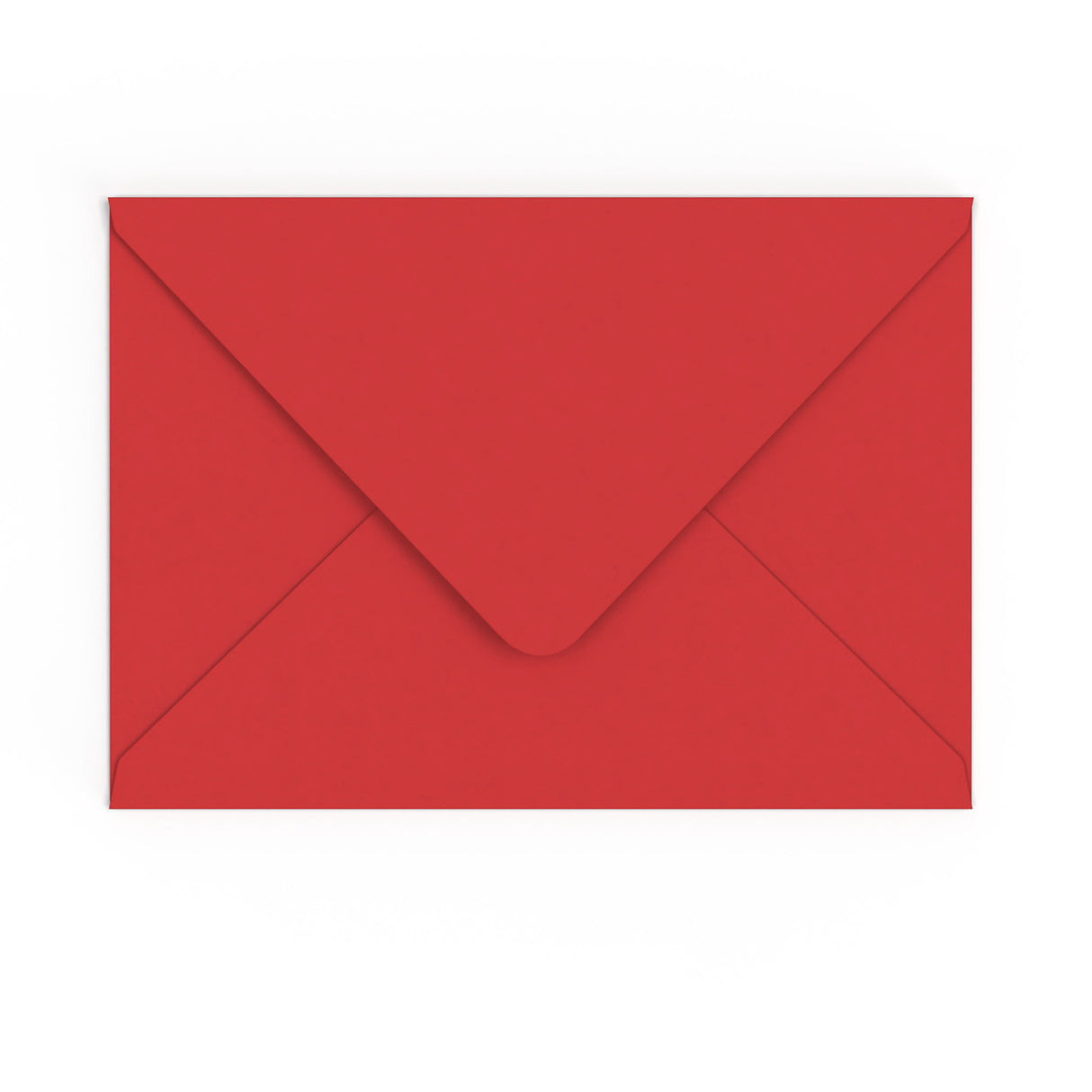 C5 Cherry Red British Made Gummed V-Flap Envelope (162 x 229mm)