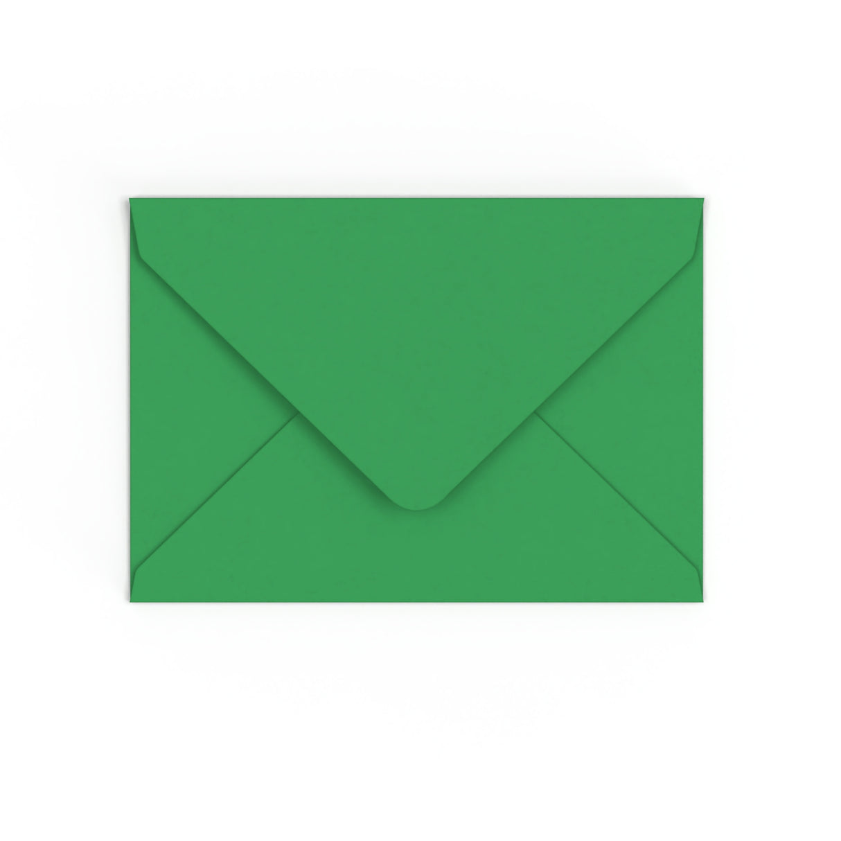 C6 Kelly Green British Made Gummed V-Flap Envelope (114 x 162mm)