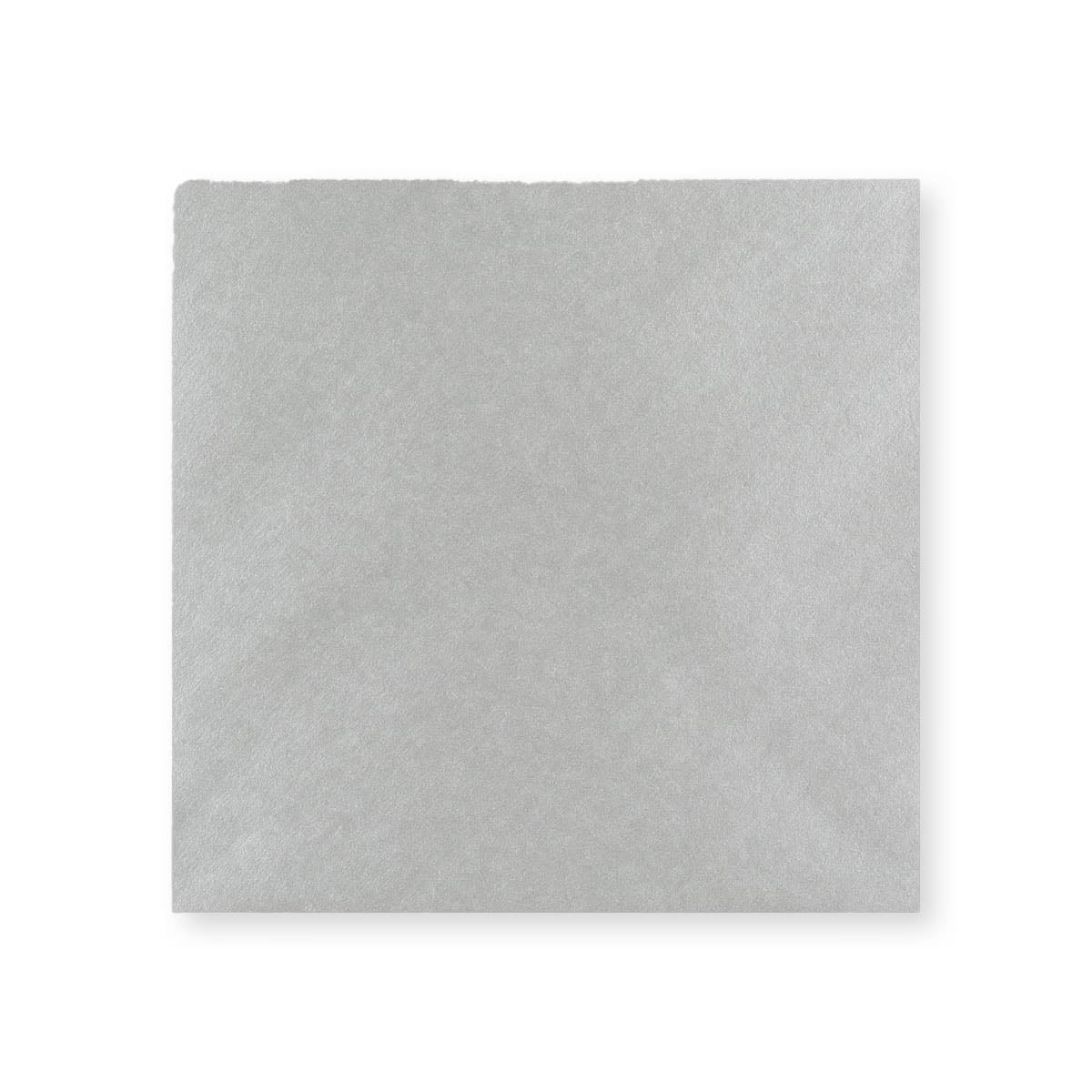 Metallic Silver Gummed V-Flap Greeting Card Envelope (130 x 130mm)