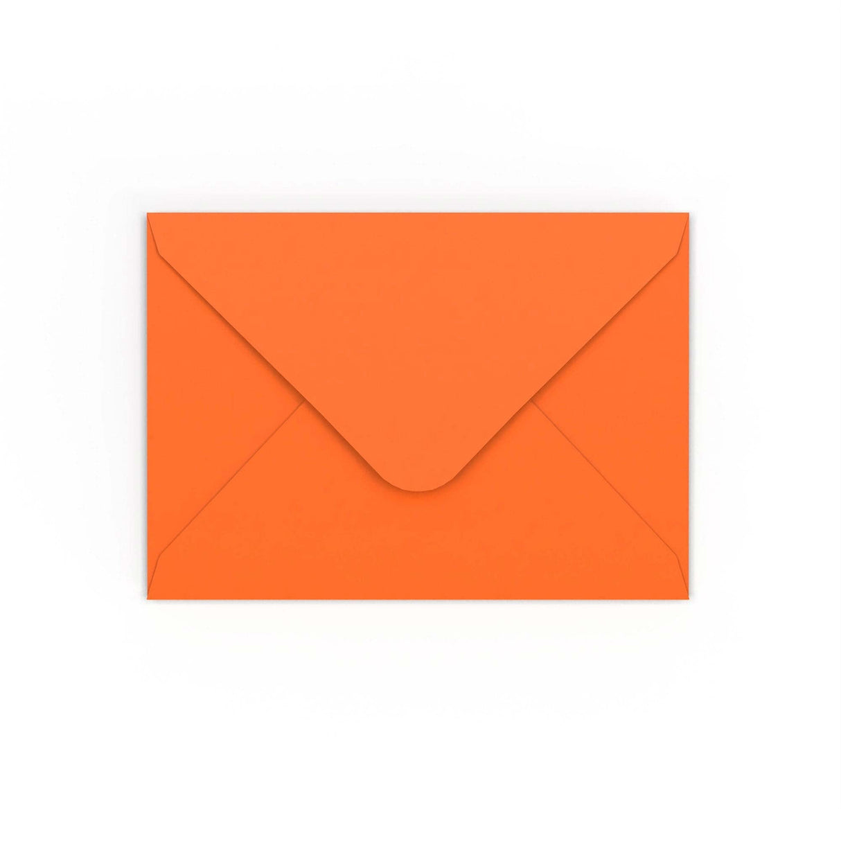 B6 Orange Gummed V-Flap Envelope (125 x 175 mm)
