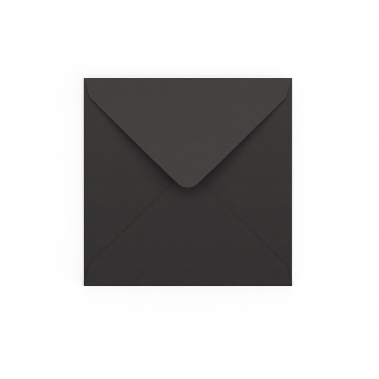 Black Gummed V-Flap Envelope (140 x 140 mm)