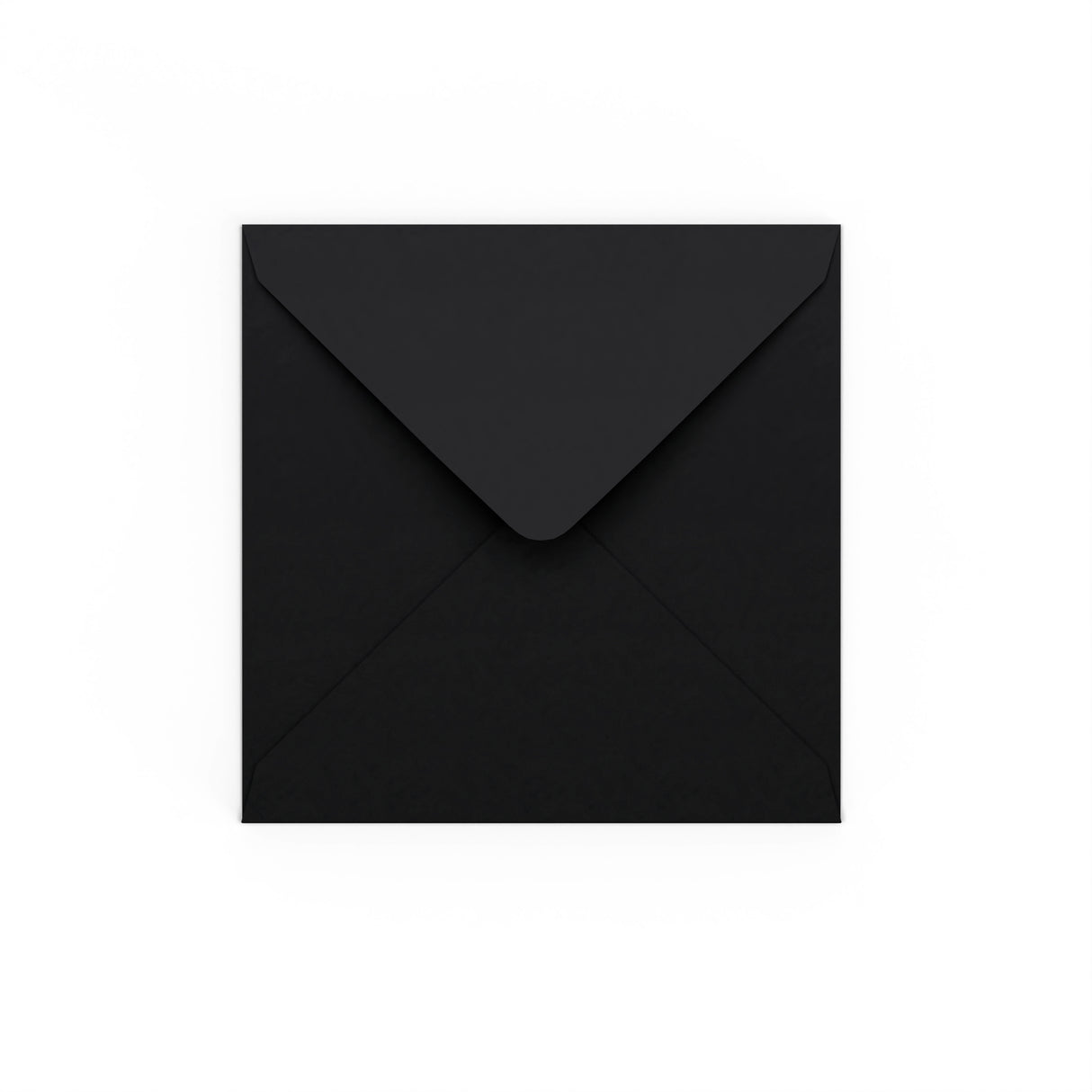Black Gummed V-Flap Envelope (140 x 140 mm)