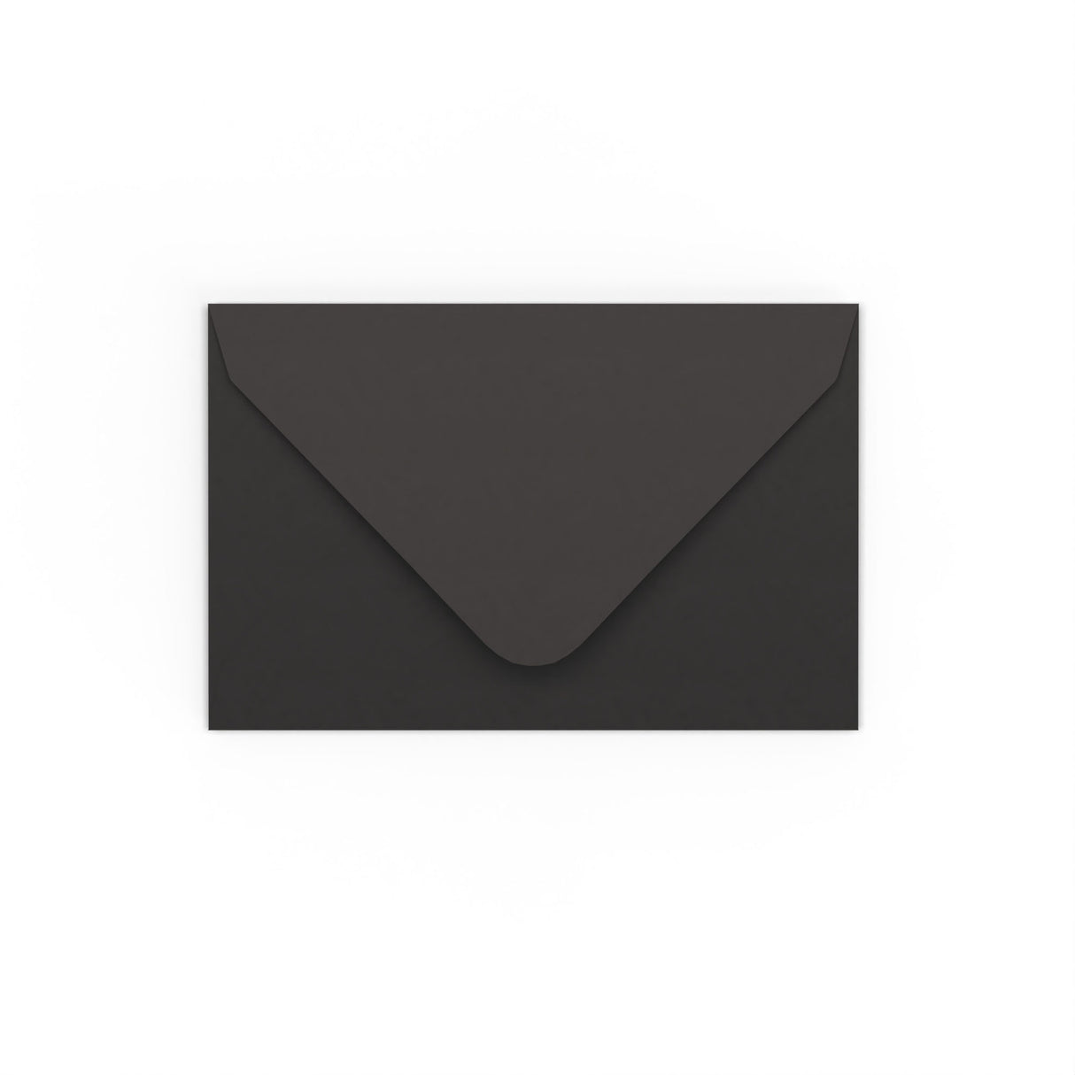 Black Gummed V-Flap Envelope (65 x 94 mm)