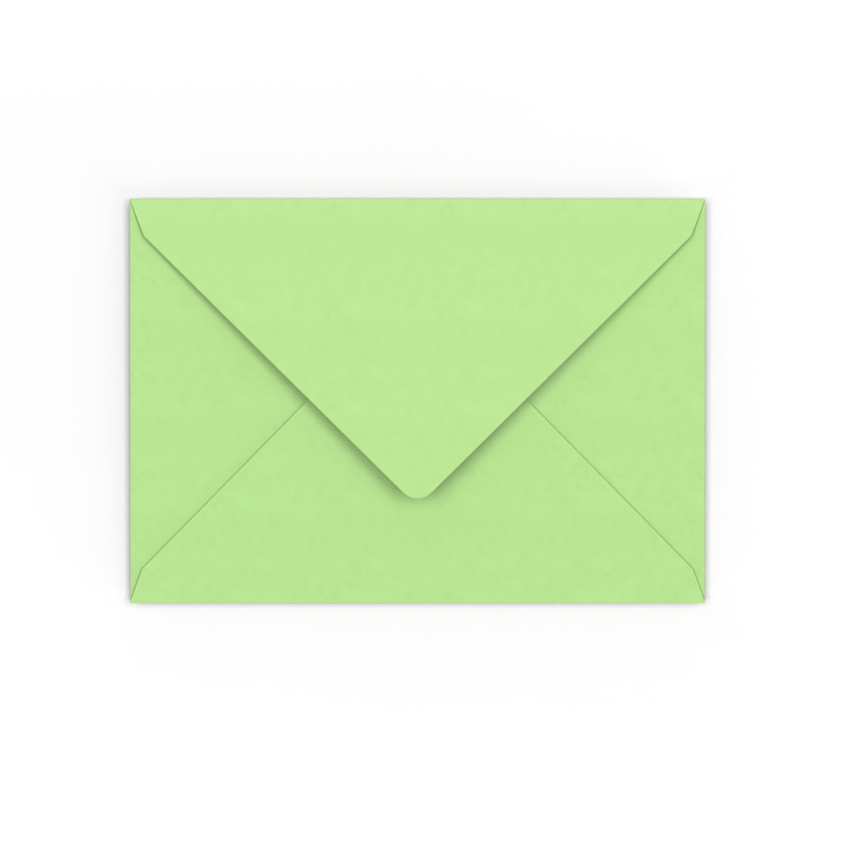 C6 Pale Green Gummed V-Flap Envelope (114 x 162mm)