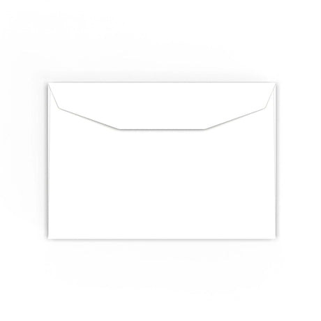 C6 White Opaque Gummed Business Envelope (114 x 162mm)