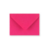 C7 Fuschia Pink Gummed V-Flap Greetings Envelope (82 x 113mm)