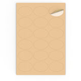 Oval Adhesive Labels