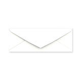 White Envelope - Diamond Flap 80x215 mm