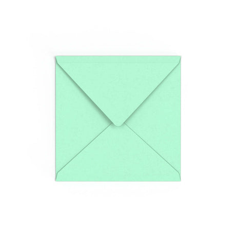 Jade Green British Made Gummed V-Flap Envelope (155 x 155mm)