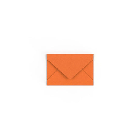 Flame Orange British Made Gummed V-Flap Envelope (62 x 94mm)