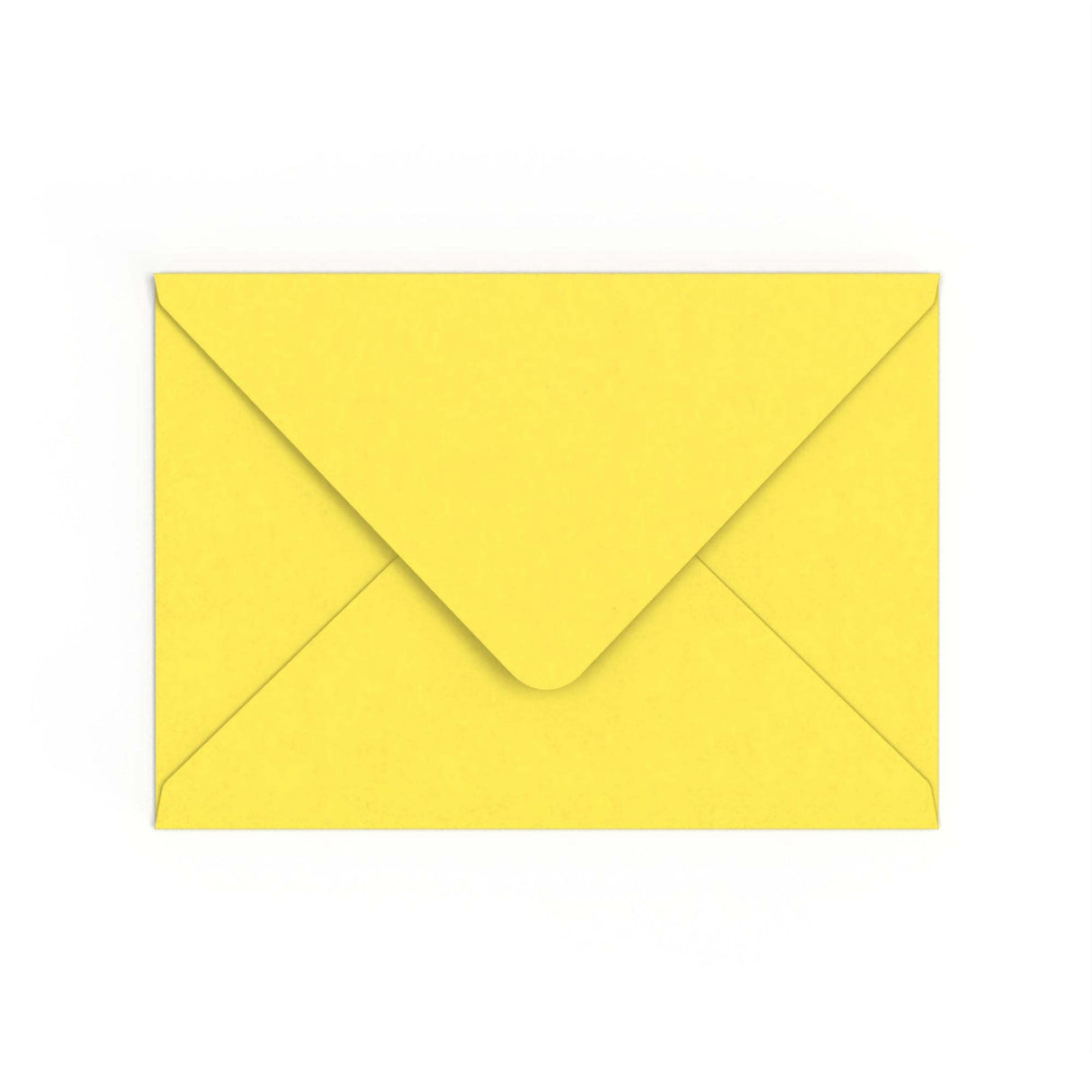 C5 Sunflower Yellow British Made Gummed V-Flap Envelope (162 x 229mm)