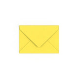 C6 Sunflower Yellow British Made Gummed V-Flap Envelope (114 x 162mm)
