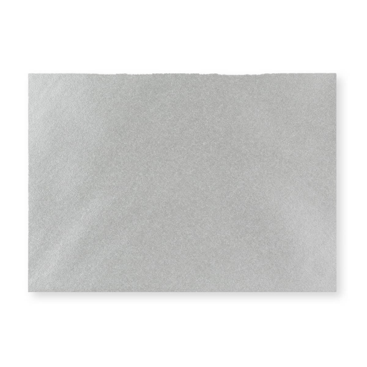Metallic Silver Gummed V-Flap Greeting Card Envelope (125 x 175mm)
