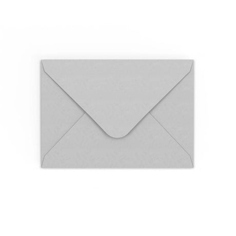 B6 Pale Grey Gummed V-Flap Envelope (125 x 175mm)