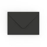 Black Gummed V-Flap Envelope (133 x 184 mm)