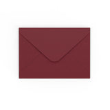 Burgundy envelopes