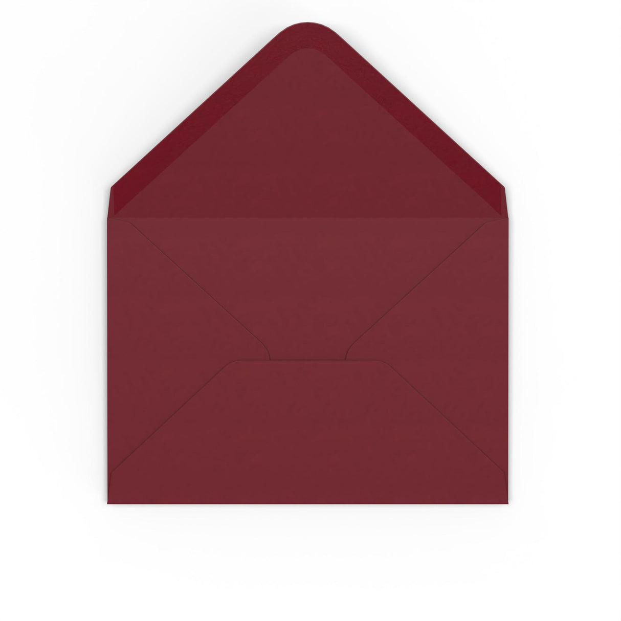 Burgundy envelopes
