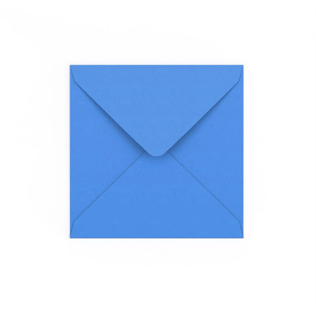 Bright Blue Gummed V-Flap Envelope (140 x 140mm)