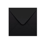 Black Gummed V-Flap Envelope 155×155 mm