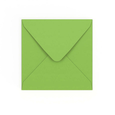 Mid Green Gummed V-Flap Envelope (155 x 155mm)