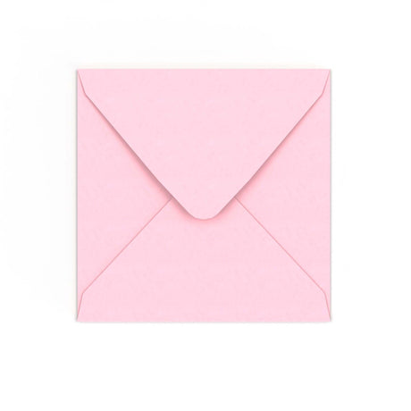 Pale Pink Gummed V-Flap Envelope (155 x 155mm)