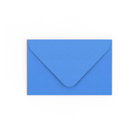 Bright Blue Gummed V-Flap Envelope (65 x 94mm)