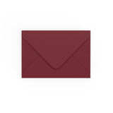 Burgundy envelopes