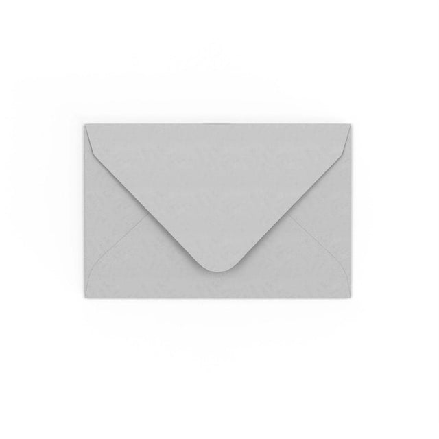 Pale Grey Gummed V-Flap Envelope (65 x 94mm)