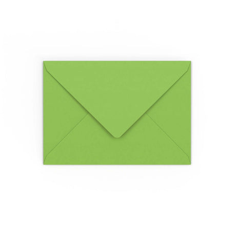 C6 Mid Green Gummed V-Flap Envelope (114 x 162mm)