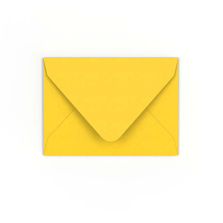 C7 Mid Yellow Gummed V-Flap Envelope (82 x 113mm)