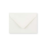 White lightweight laid envelope (90gsm) 82x113 mm (C7)