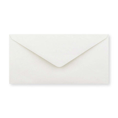 White lightweight laid envelope (90gsm) 110x220 mm (DL)