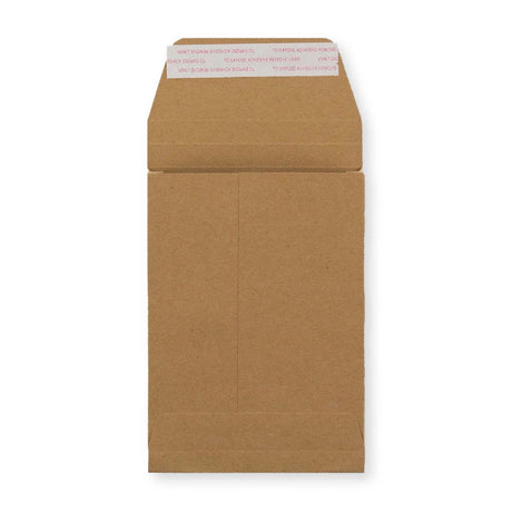 C6 Manila Brown Peel & Seal Manila Gusset Envelope (114 x 162 x 25mm)