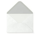 B6 White Hammer Gummed V-Flap Envelope (125 x 175mm)