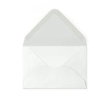 White Hammer Gummed V-Flap Envelope (62 x 94mm)