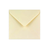 Ivory Wove Gummed V-Flap Greeting Card Envelope (155 x 155mm)