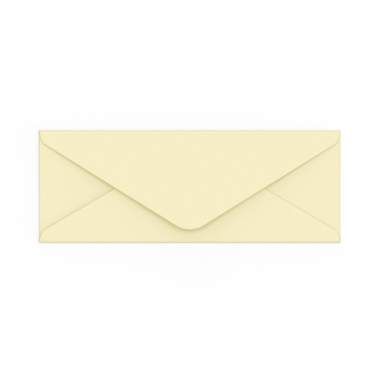 Ivory Wove Gummed V-Flap Envelope (80 x 215mm)