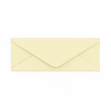 Ivory Wove Gummed V-Flap Envelope (80 x 215mm)