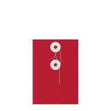 Coloured envelopes with string and washer closure